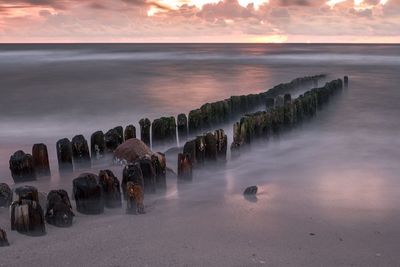 Panoramic view of sea against sky