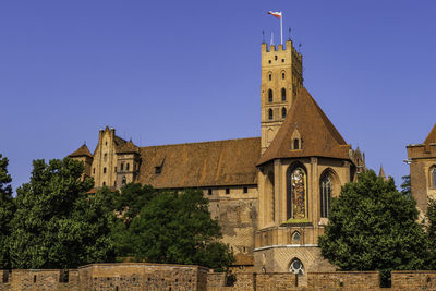 Malbork castle, impressive medieval castles and the well-fortified gothic complex