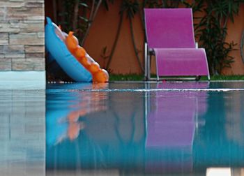 Close-up of swimming pool