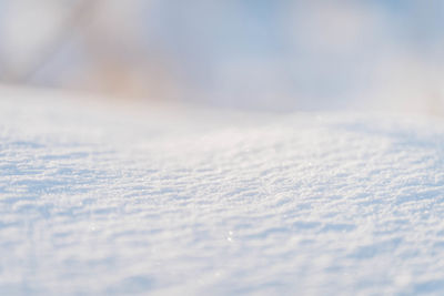 Close-up of snow