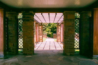 Corridor of building