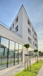 Low angle view of building against sky