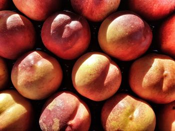 Full frame shot of peach for sale