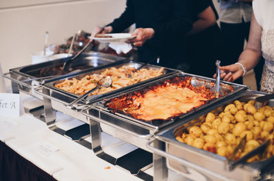 Close-up of cooked food for sale