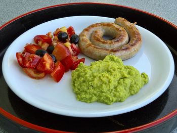 Close-up of food in plate