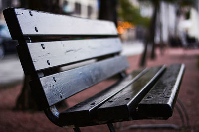 Close-up of piano on table