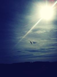 Low angle view of cloudy sky