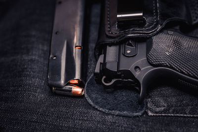 Close-up of vintage car