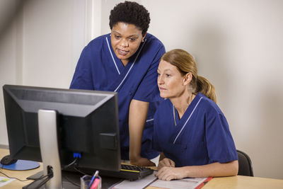 Female doctors in hospital