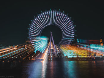 London eye with long exposure 