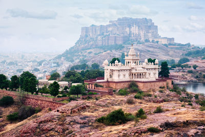 Jaswanth thada mausoleum, jodhpur, rajasthan, india