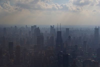 Aerial view of a city