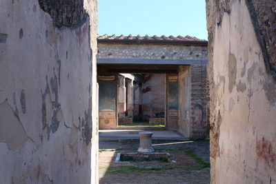 Exterior of old building