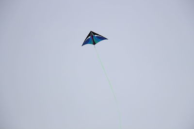 Low angle view of clear blue sky