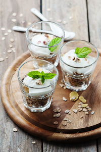 Close-up of drink on table