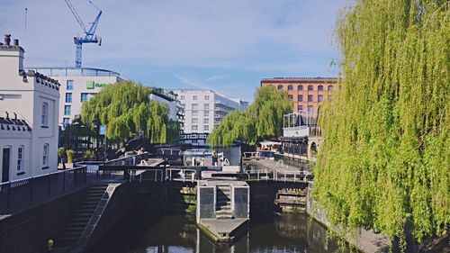View of buildings in city
