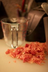 Close-up of wine glass