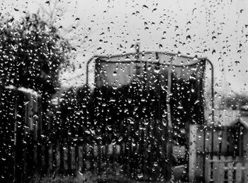 Raindrops on glass window