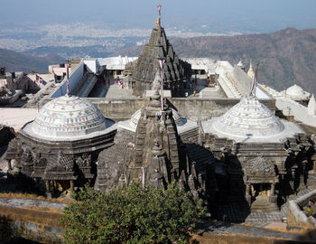 Buildings in a temple