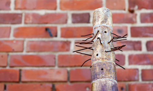 Battle mace with rusty nails