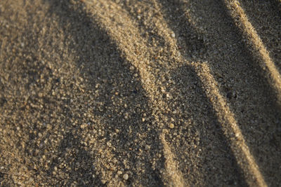 High angle view of a sand