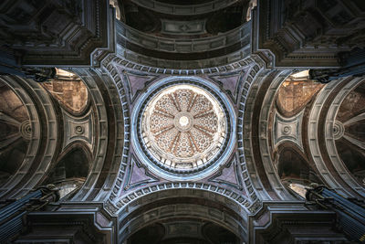 Low angle view of ceiling of building