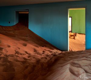 Open door of sand
