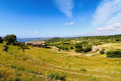 Scenic view of landscape against sky