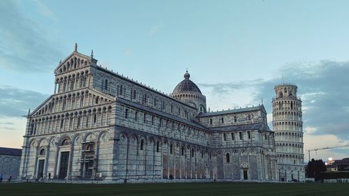 Low angle view of building against sky