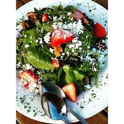 Close-up of salad in plate