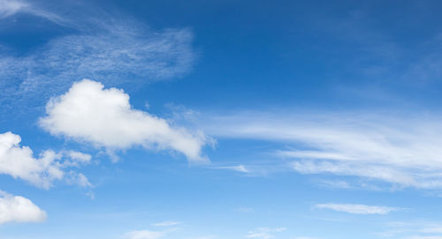 Low angle view of clouds in sky