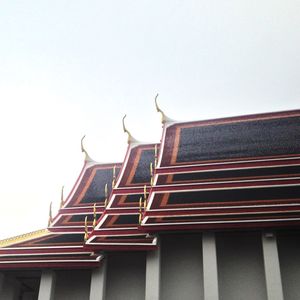 Low angle view of building against sky