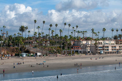 Group of people on beach