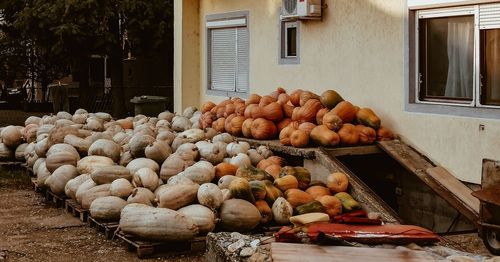 Vegetables for sale in street market