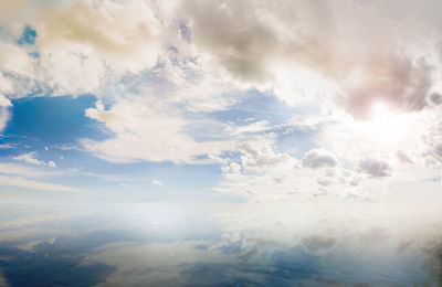 Low angle view of clouds in sky