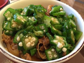 Close-up of food in bowl