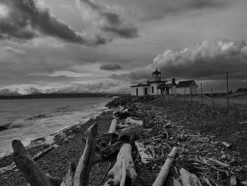 Scenic view of cloudy sky