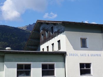 Low angle view of building against sky