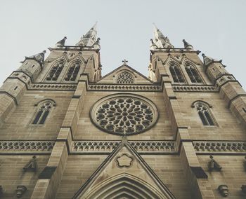 Low angle view of cathedral against sky