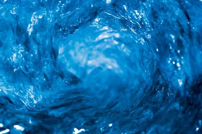 Full frame shot of frozen water