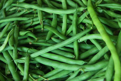 Full frame shot of green vegetables