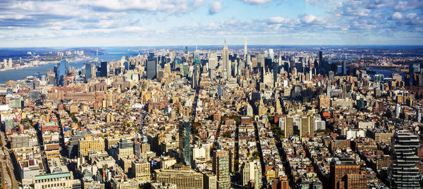 Aerial view of a city