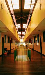 View of corridor of building