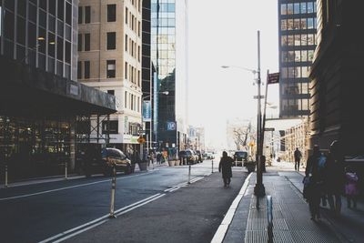 View of city street