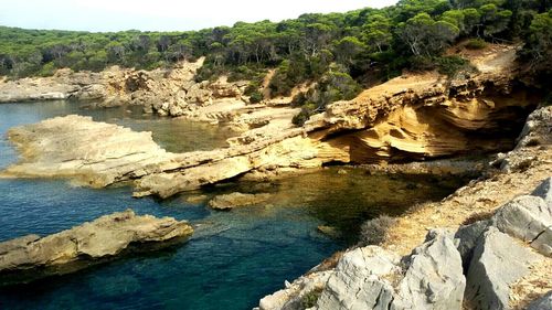 Rocks on coast