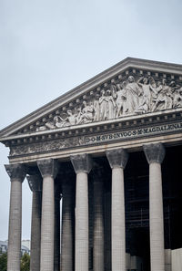 Low angle view of historical building against sky