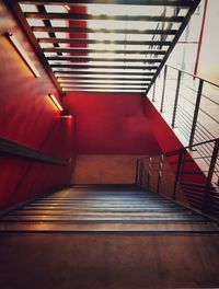 Empty corridor of building