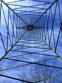 Bridge against blue sky