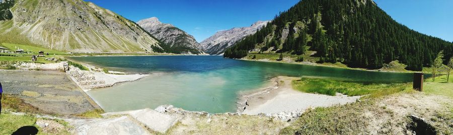 Panoramic view of lake