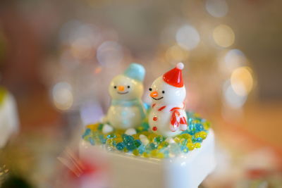 Close-up of christmas decoration